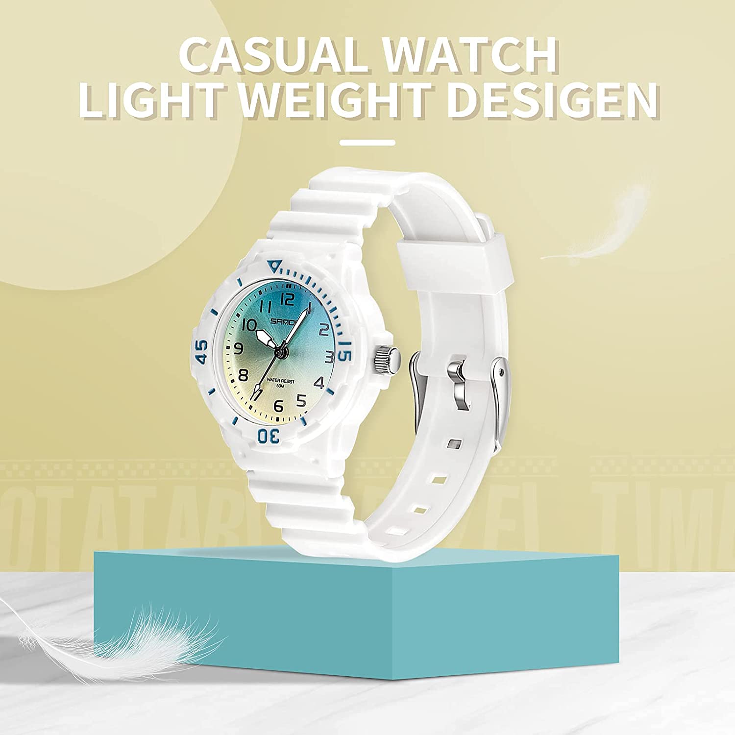 Women's Watch Sport Waterproof Watches Nurse Minimalist Simple Analog Watch Casual Ladies Watch Rose Gold Pink - Image 8
